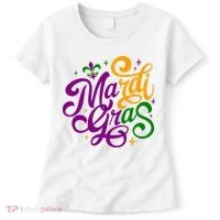 Mardi Gras Costume Fleur Lis De Emblem Funny Mardi Gras Costume Festival Party Women's T-Shirt thumb 0