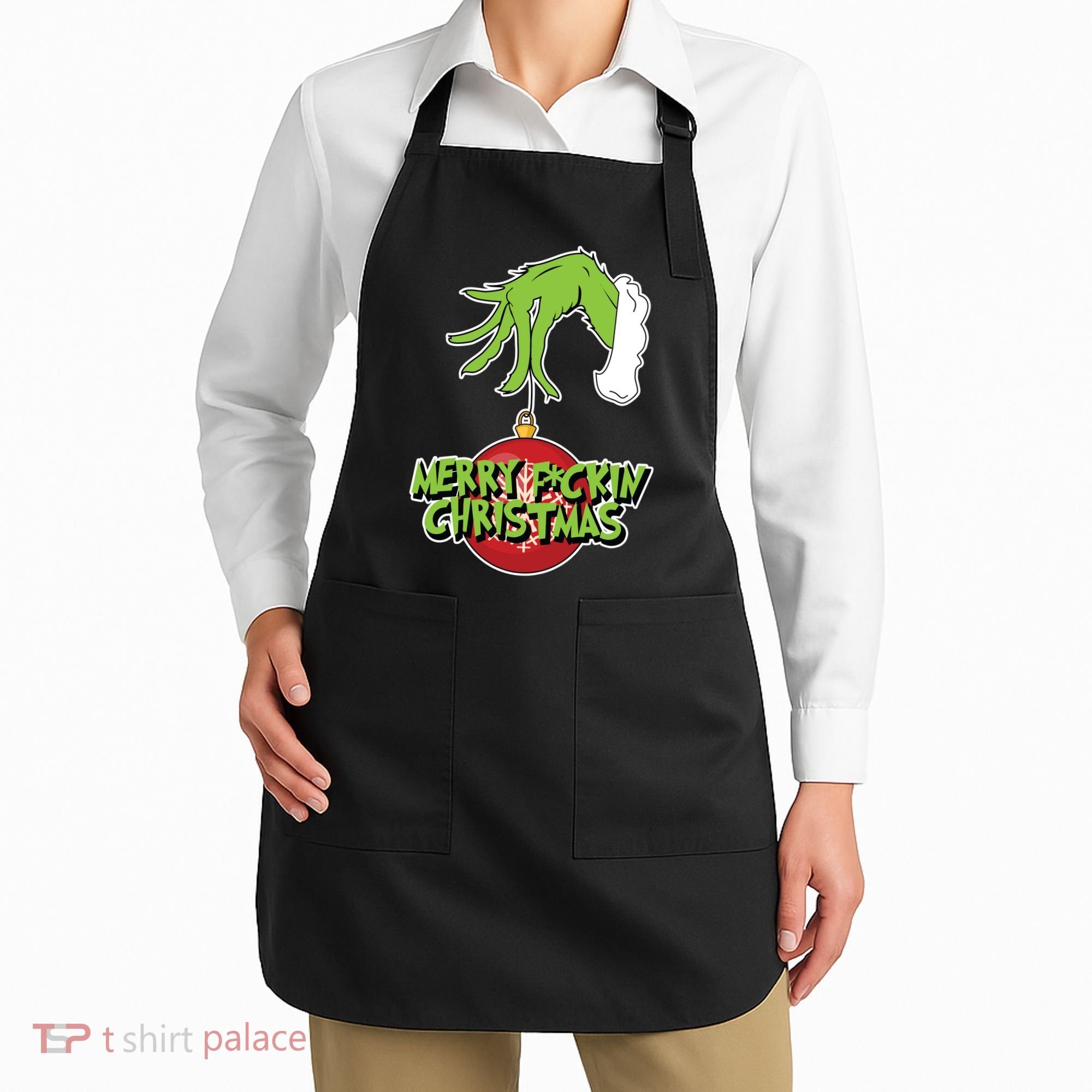 Merry F*Ckin Christmas Apron