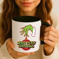 Merry F*Ckin Christmas Coffee Mug thumb 3