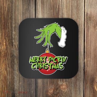 Merry F*Ckin Christmas Coaster