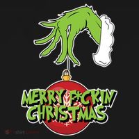 Merry F*Ckin Christmas Coaster thumb 2