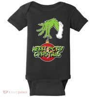 Merry F*Ckin Christmas Baby Bodysuit thumb 0