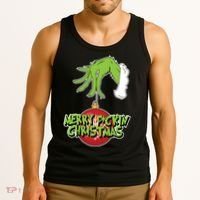 Merry F*Ckin Christmas Tank Top thumb 3