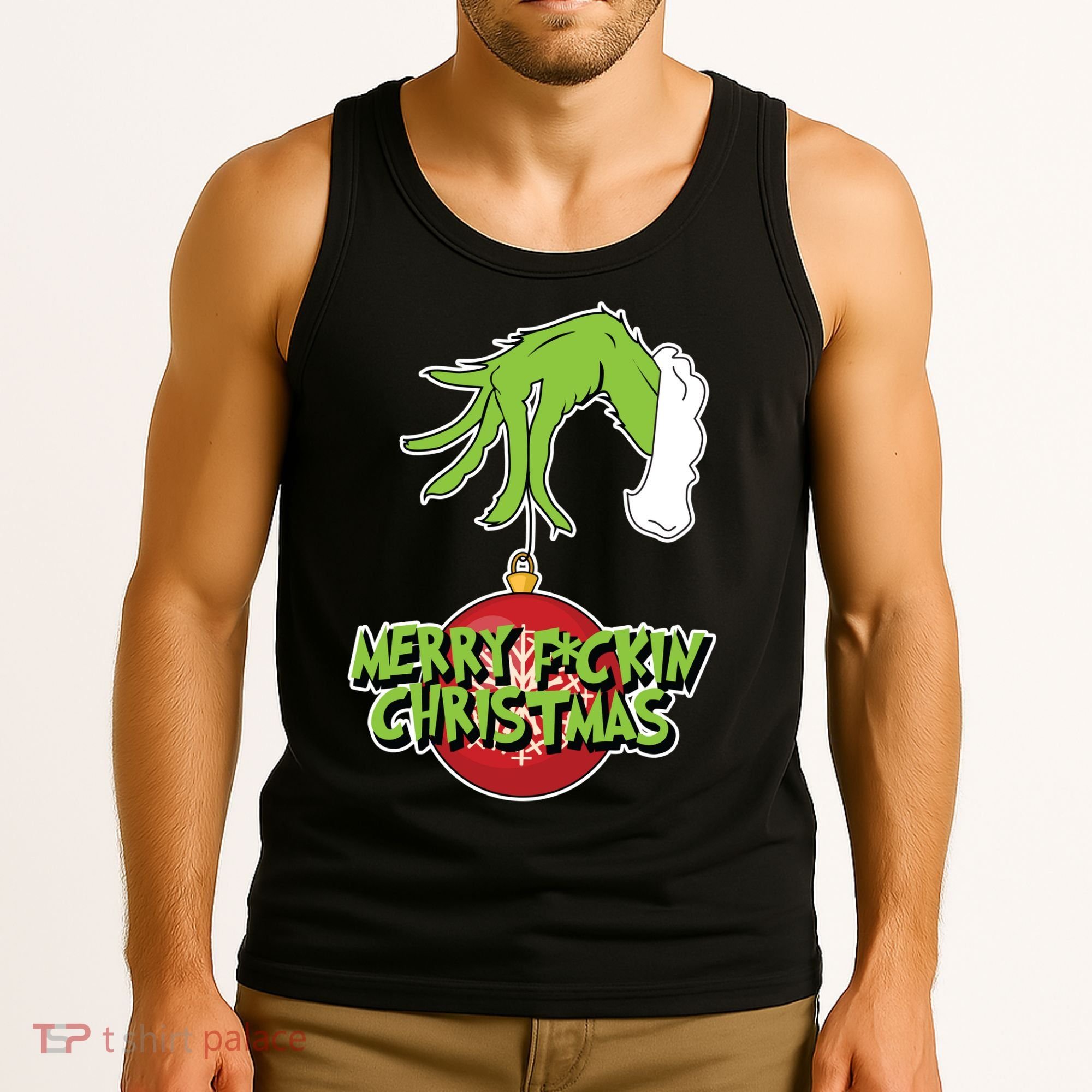 Merry F*Ckin Christmas Tank Top
