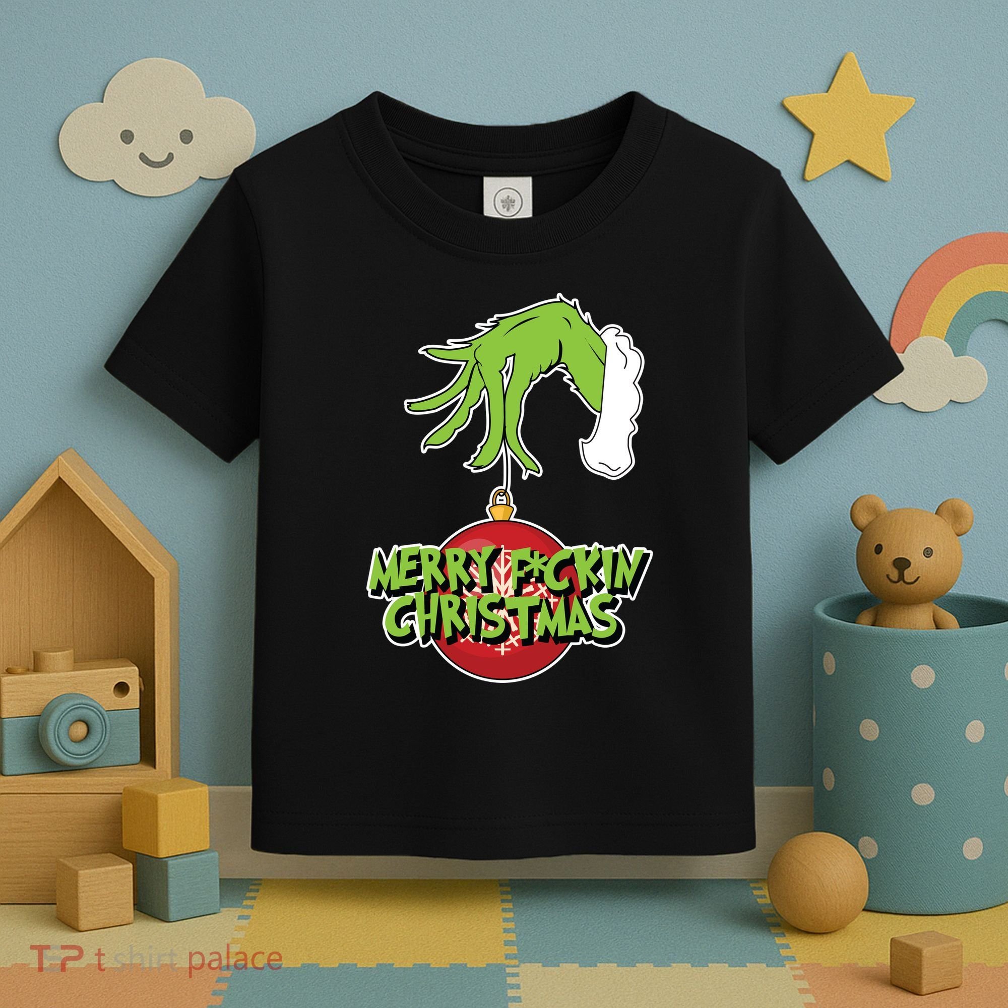 Merry F*Ckin Christmas Toddler T-Shirt