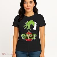 Merry F*Ckin Christmas Women's T-Shirt thumb 4