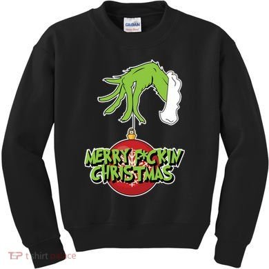 Merry F*Ckin Christmas Kids Sweatshirt