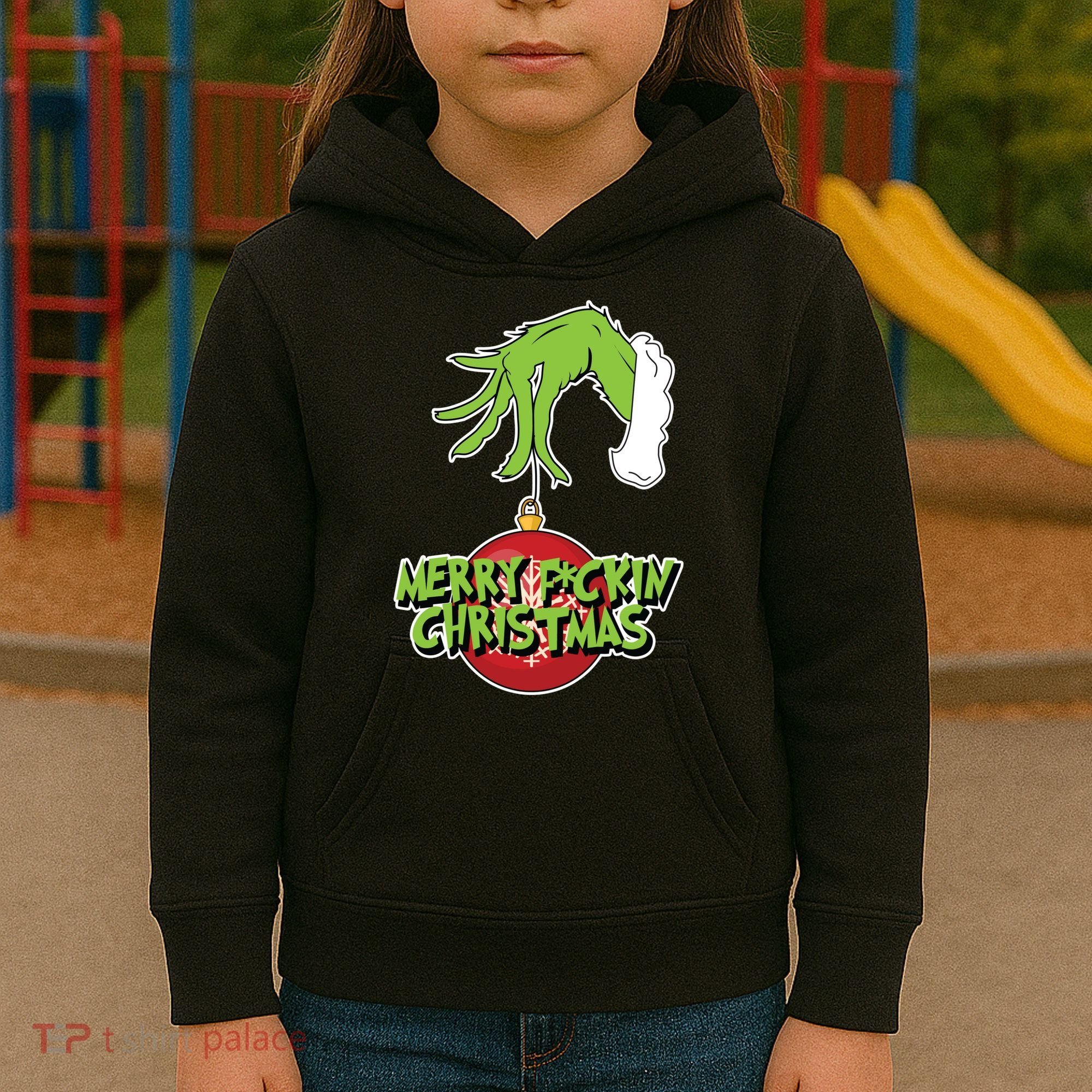 Merry F*Ckin Christmas Kids Hoodie