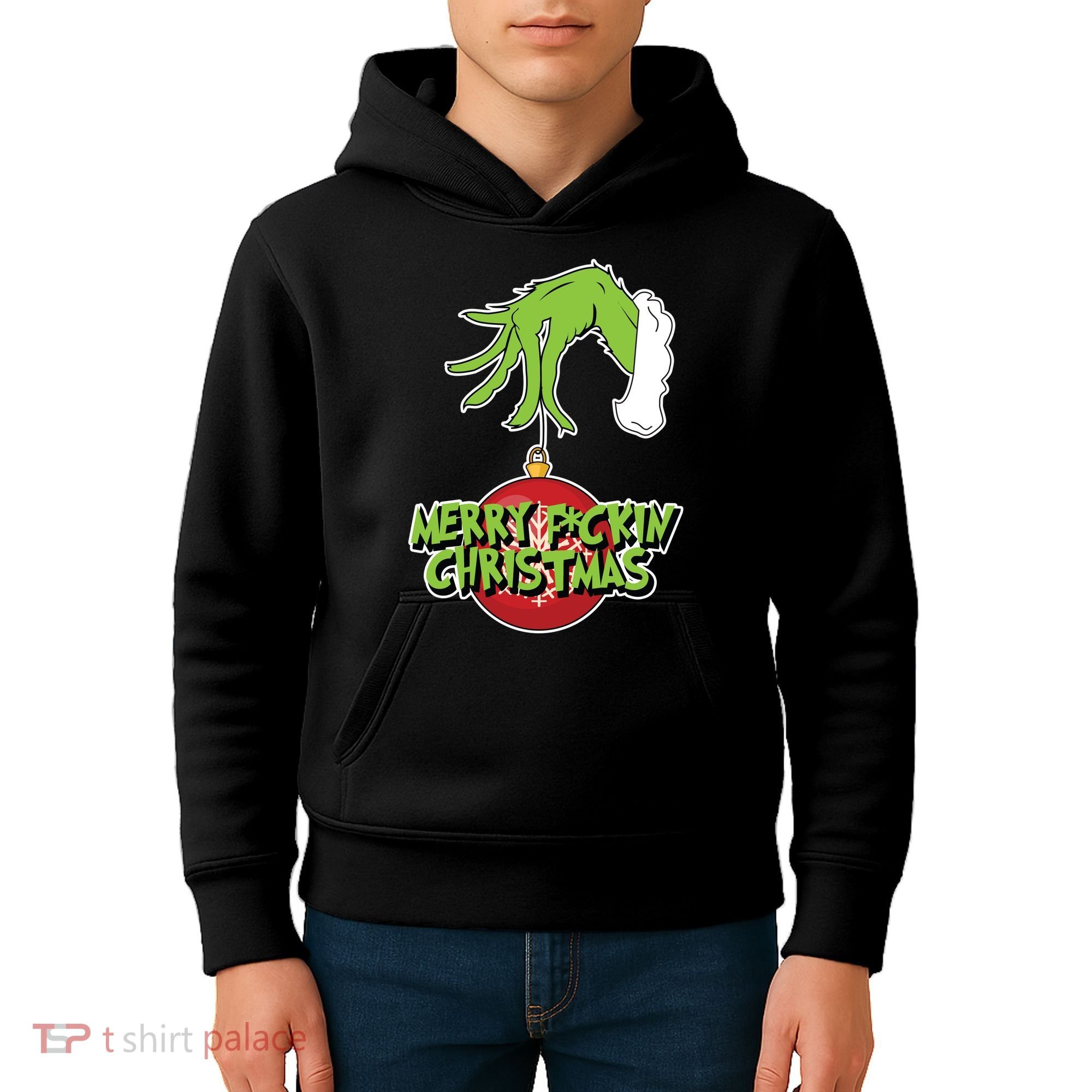 Merry F*Ckin Christmas Kids Hoodie