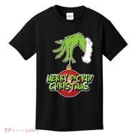 Merry F*Ckin Christmas Kids T-Shirt thumb 0