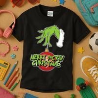Merry F*Ckin Christmas Kids T-Shirt thumb 3
