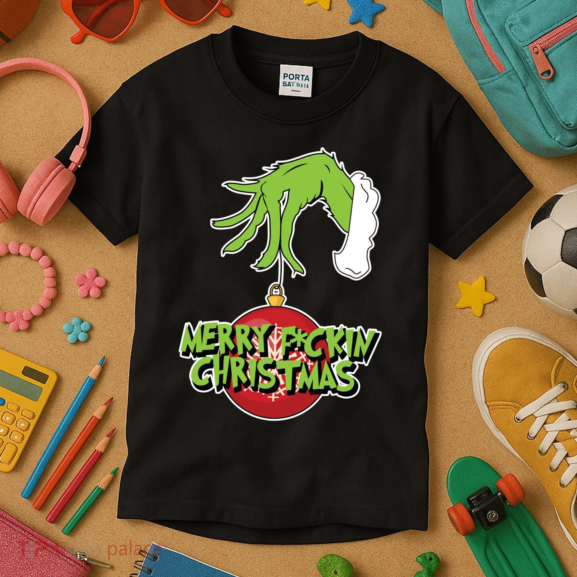 Merry F*Ckin Christmas Kids T-Shirt