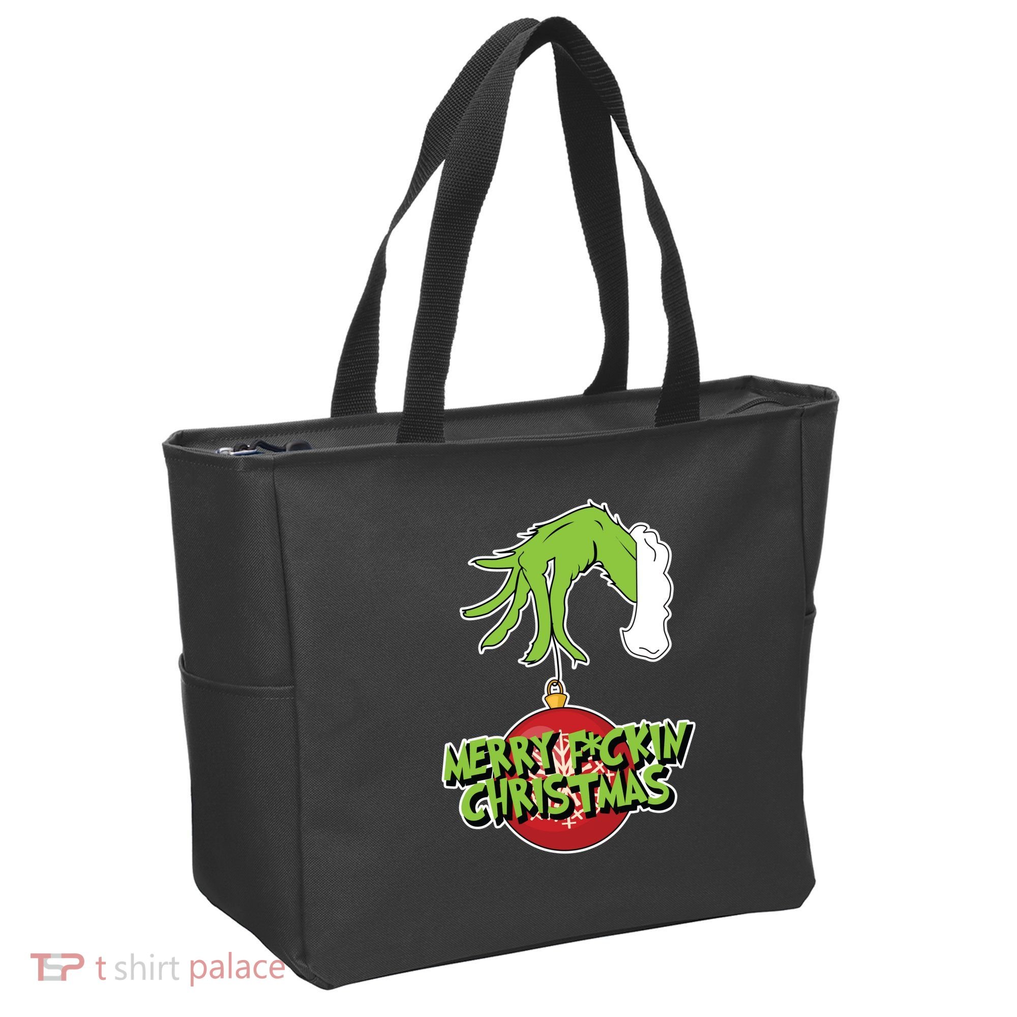 Merry F*Ckin Christmas Tote Bag