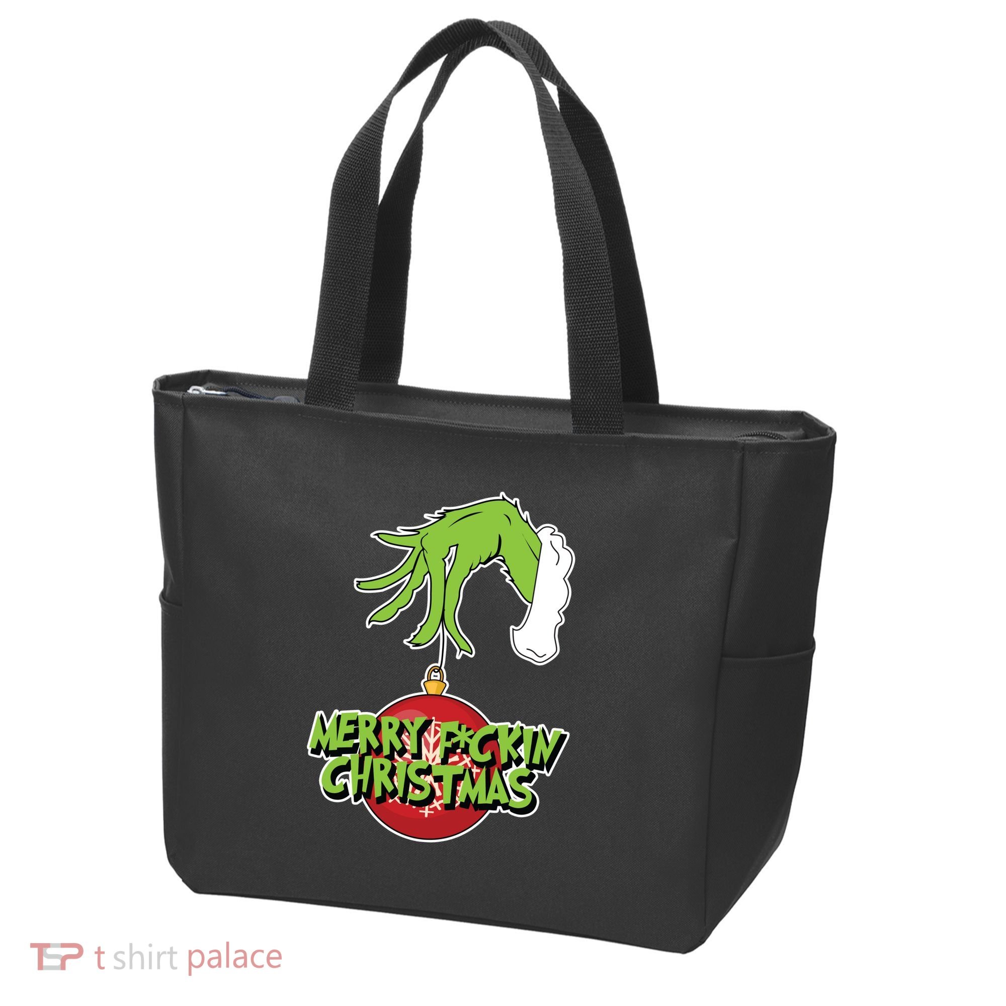Merry F*Ckin Christmas Tote Bag