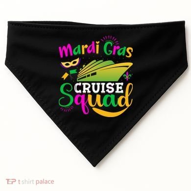 Mardi Gras Cruise USA-Made Doggie Bandana