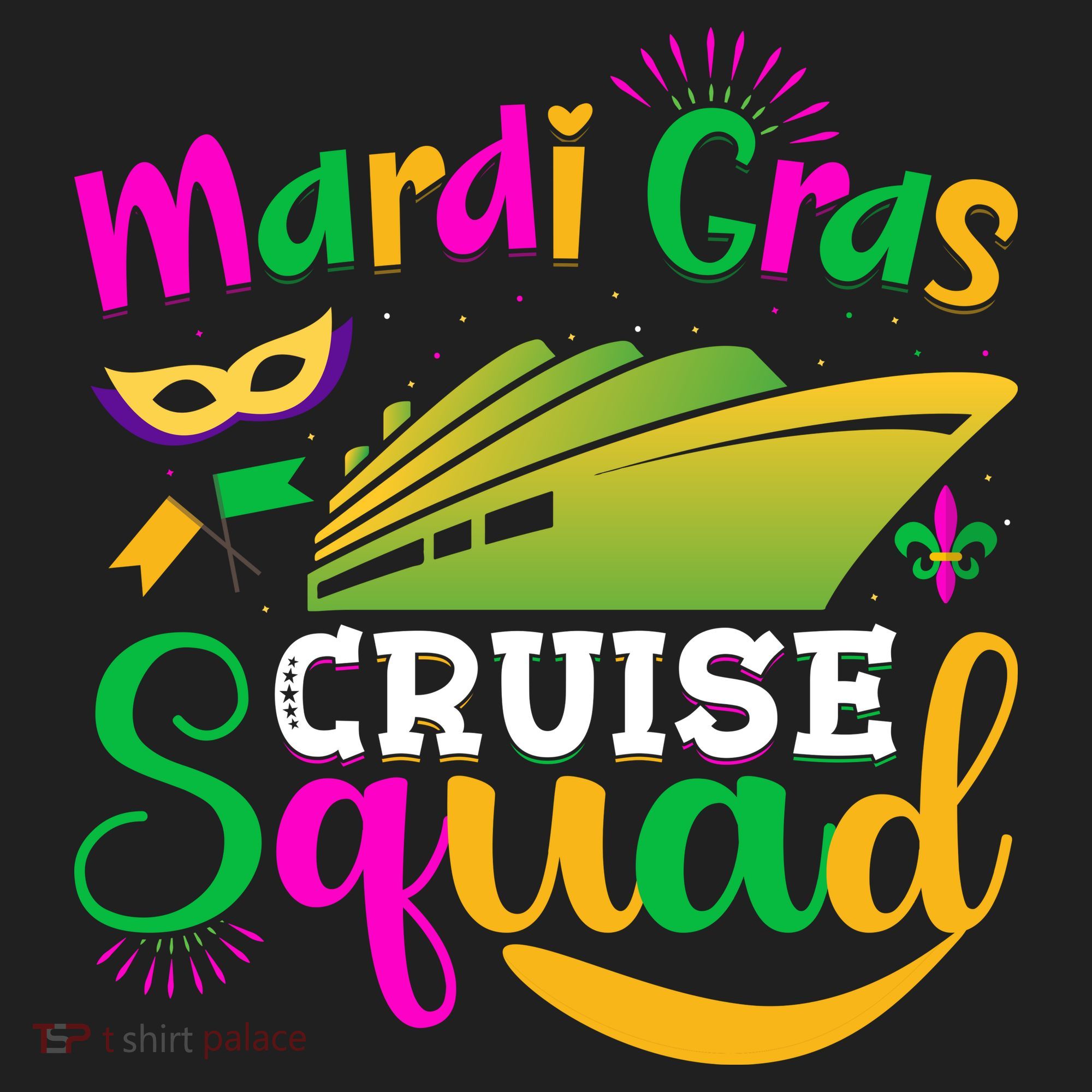 Mardi Gras Cruise Tumbler