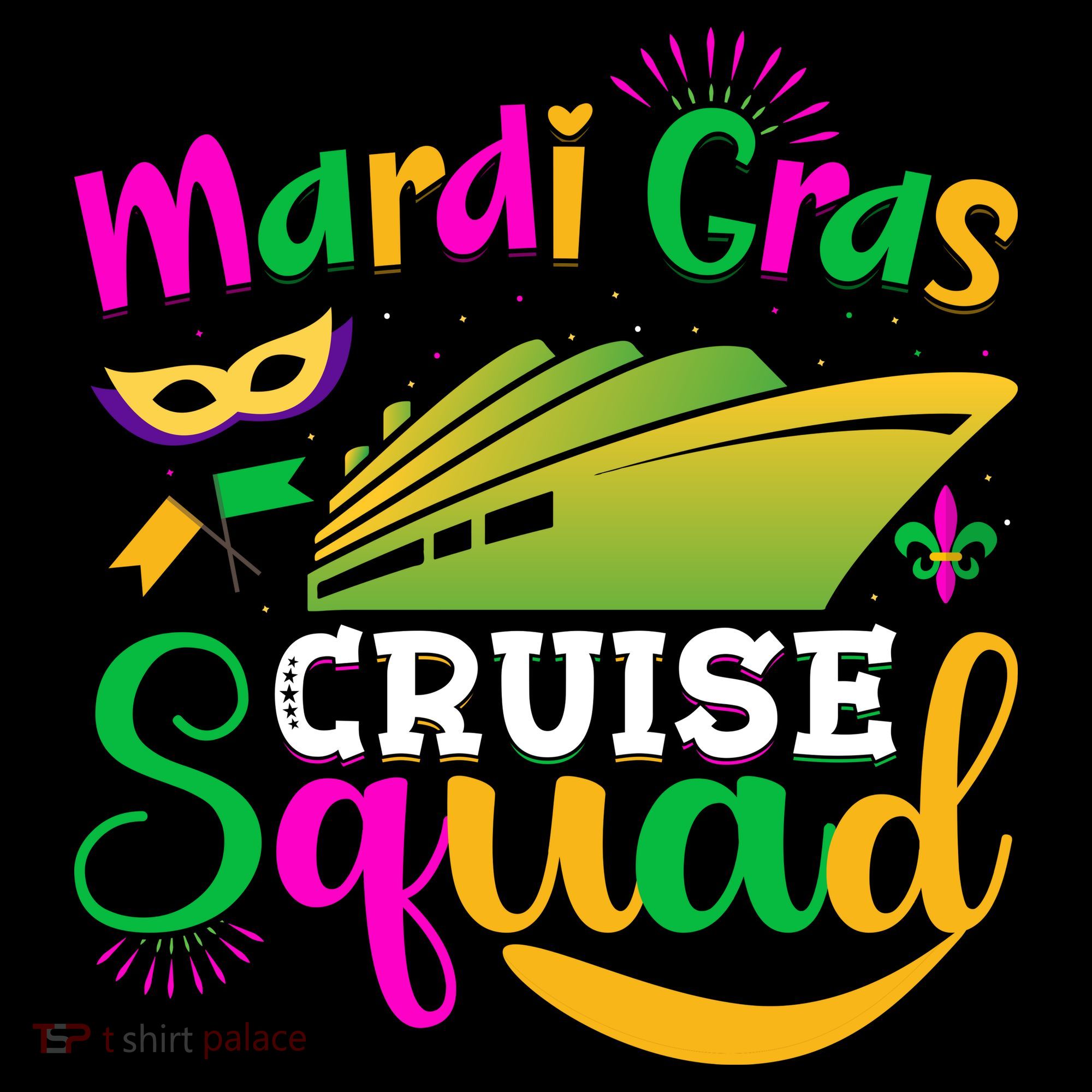 Mardi Gras Cruise Mousepad