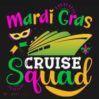 Mardi Gras Cruise Tie-Dye Long Sleeve Shirt thumb 2