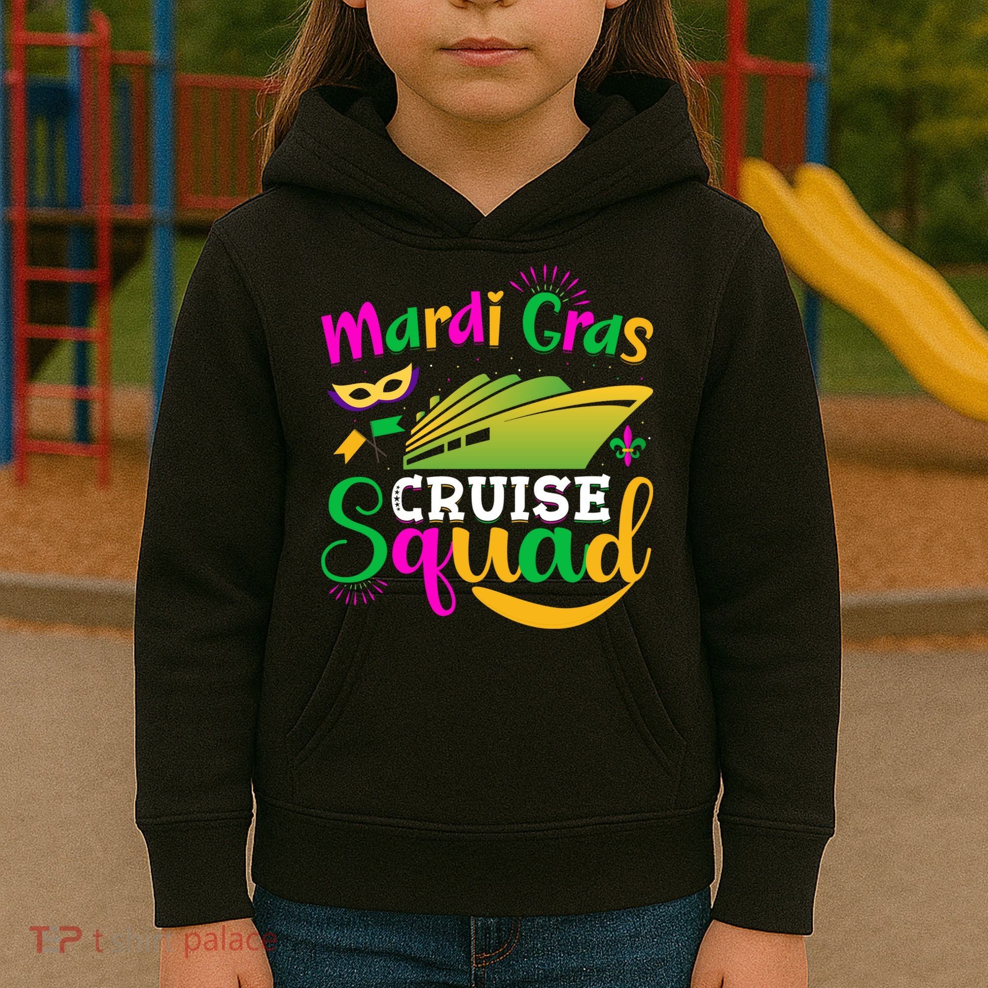 Mardi Gras Cruise Kids Hoodie
