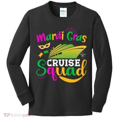 Mardi Gras Cruise Kids Long Sleeve Shirt