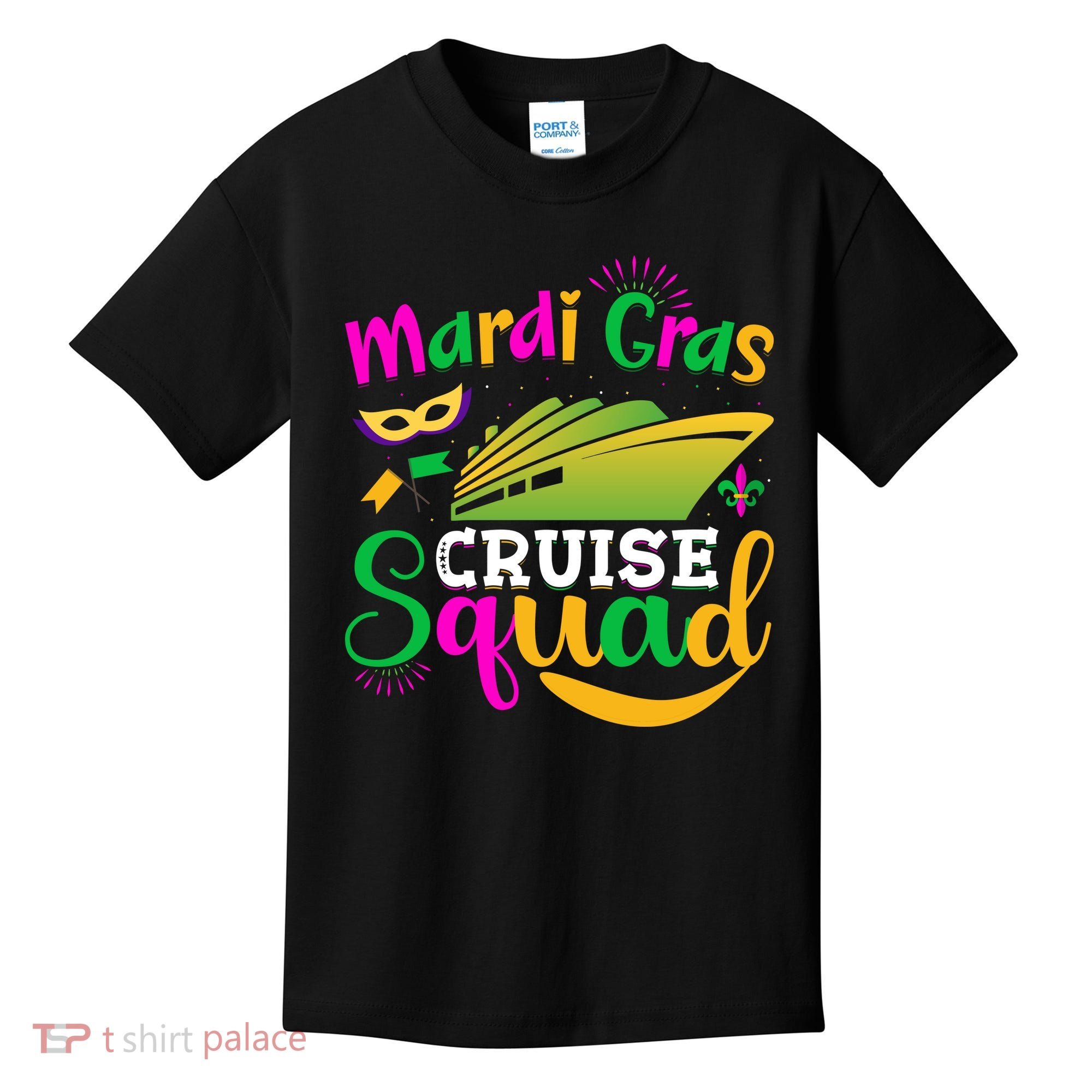 Mardi Gras Cruise Kids T-Shirt