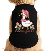 Mama Goose Coquette Bow Funny Mom Goose Mothers Day Doggie Tank thumb 0