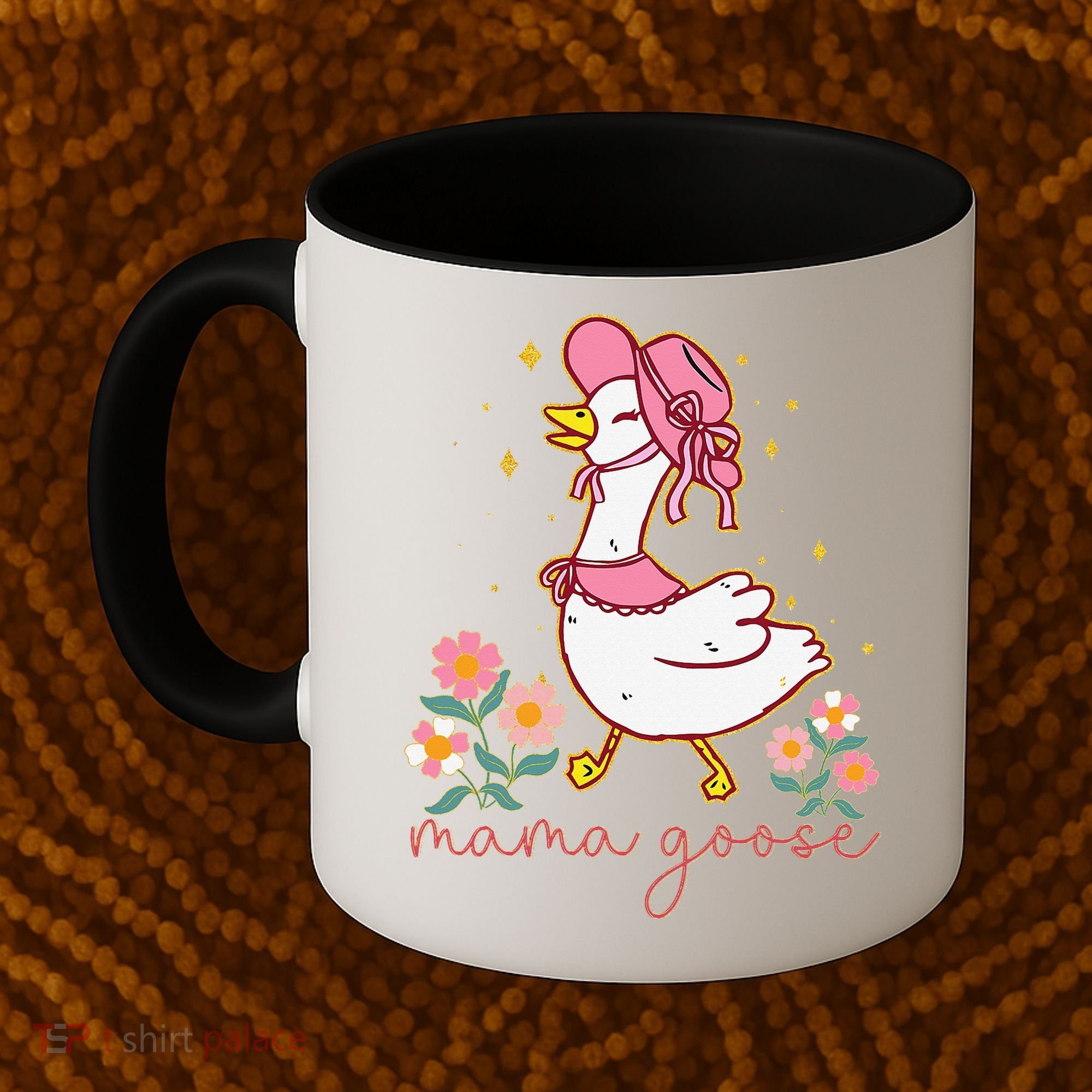 Mama Goose Coquette Bow Funny Mom Goose Mothers Day Coffee Mug