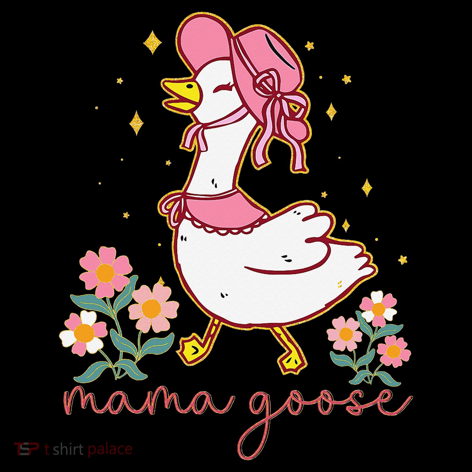Mama Goose Coquette Bow Funny Mom Goose Mothers Day Coffee Mug