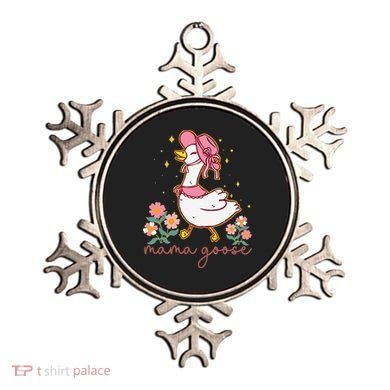 Mama Goose Coquette Bow Funny Mom Goose Mothers Day Ornament