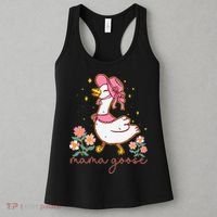Mama Goose Coquette Bow Funny Mom Goose Mothers Day Women's Tank Top thumb 3