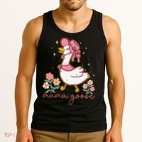 Mama Goose Coquette Bow Funny Mom Goose Mothers Day Tank Top thumb 3
