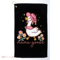Mama Goose Coquette Bow Funny Mom Goose Mothers Day Golf Towel thumb 0