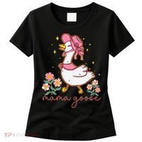Mama Goose Coquette Bow Funny Mom Goose Mothers Day Women's T-Shirt thumb 0