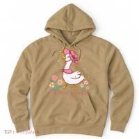 Mama Goose Coquette Bow Funny Mom Goose Mothers Day Hoodie thumb 0