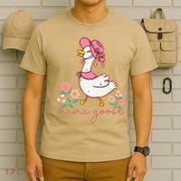 Mama Goose Coquette Bow Funny Mom Goose Mothers Day T-Shirt thumb 6