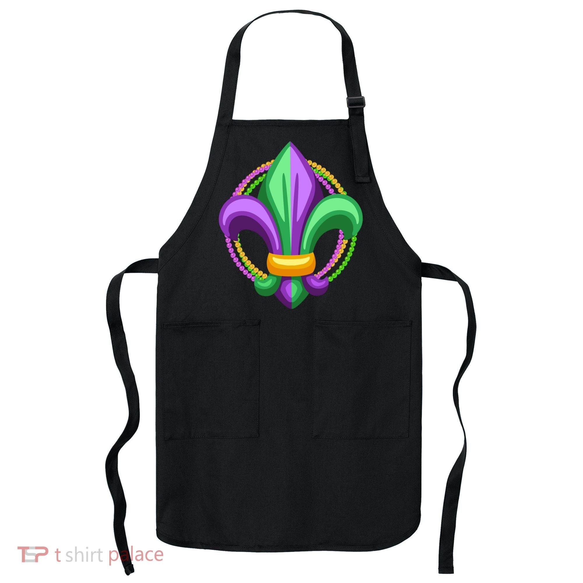 Mardi Gras Celebration Beads Apron