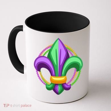 Mardi Gras Celebration Beads Coffee Mug