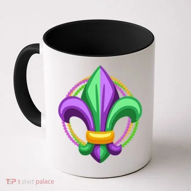 Mardi Gras Celebration Beads Coffee Mug