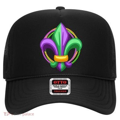 Mardi Gras Celebration Beads Hat