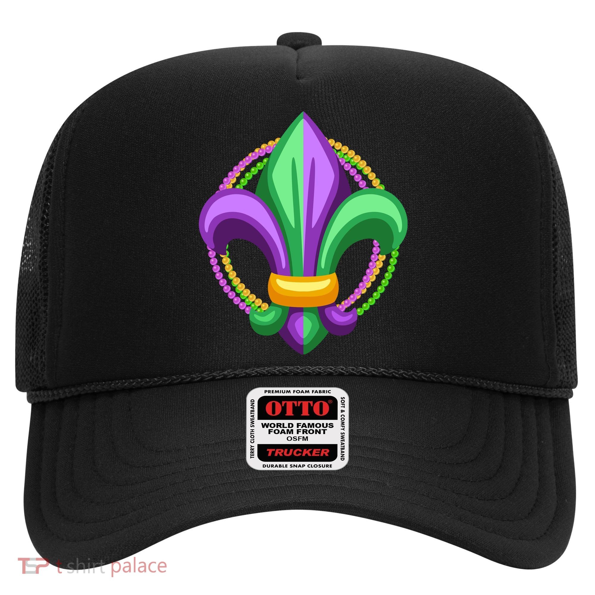 Mardi Gras Celebration Beads Hat