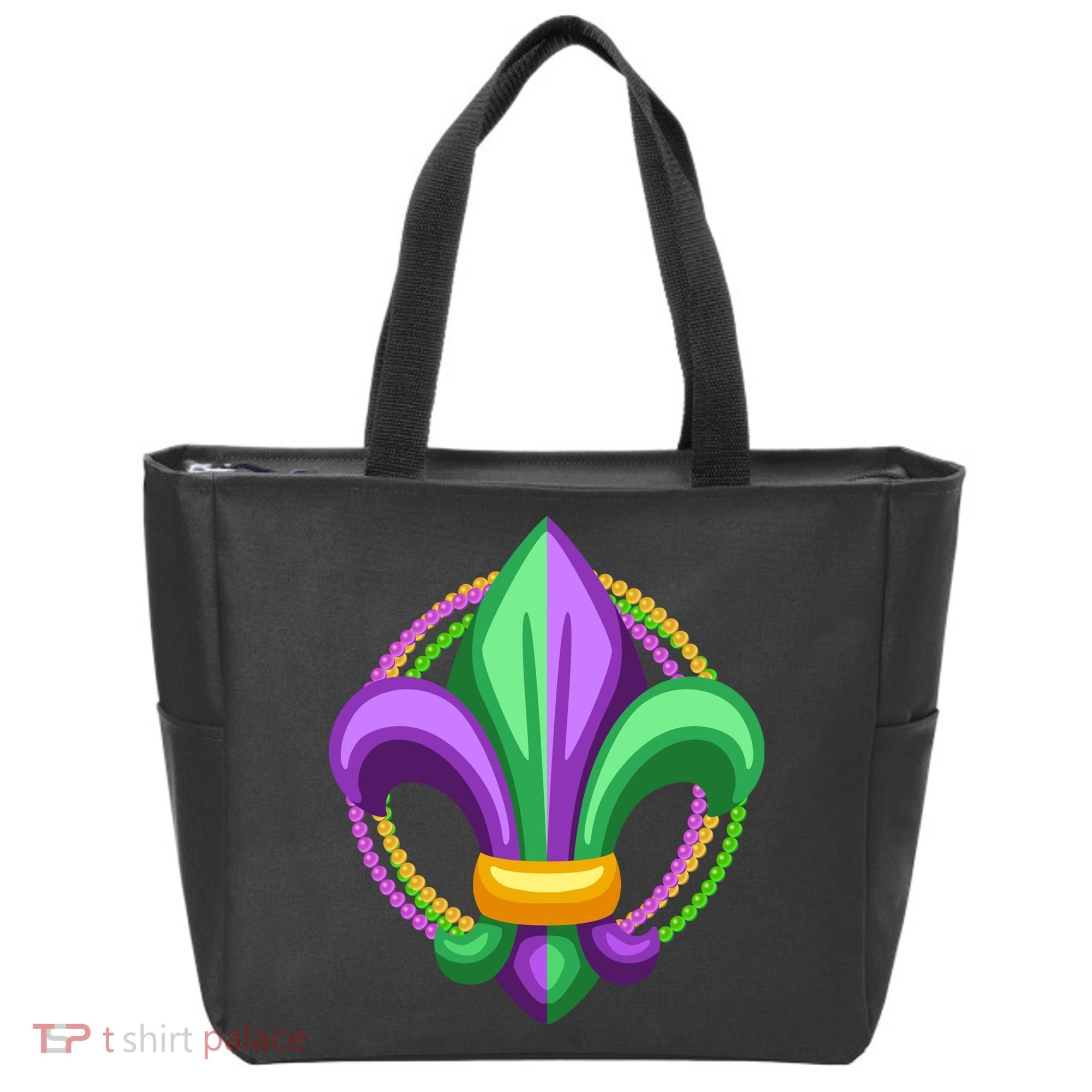 Mardi Gras Celebration Beads Tote Bag