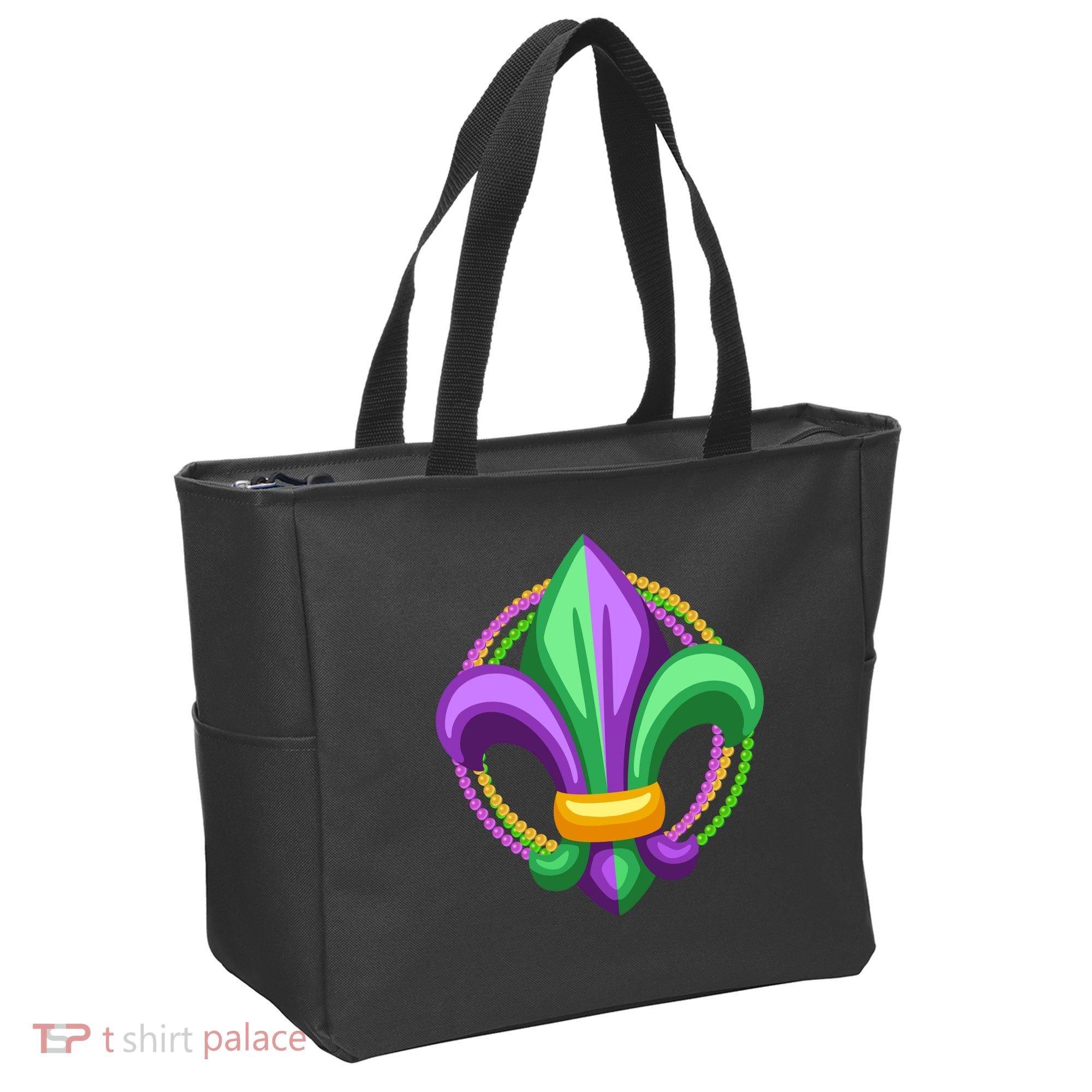 Mardi Gras Celebration Beads Tote Bag