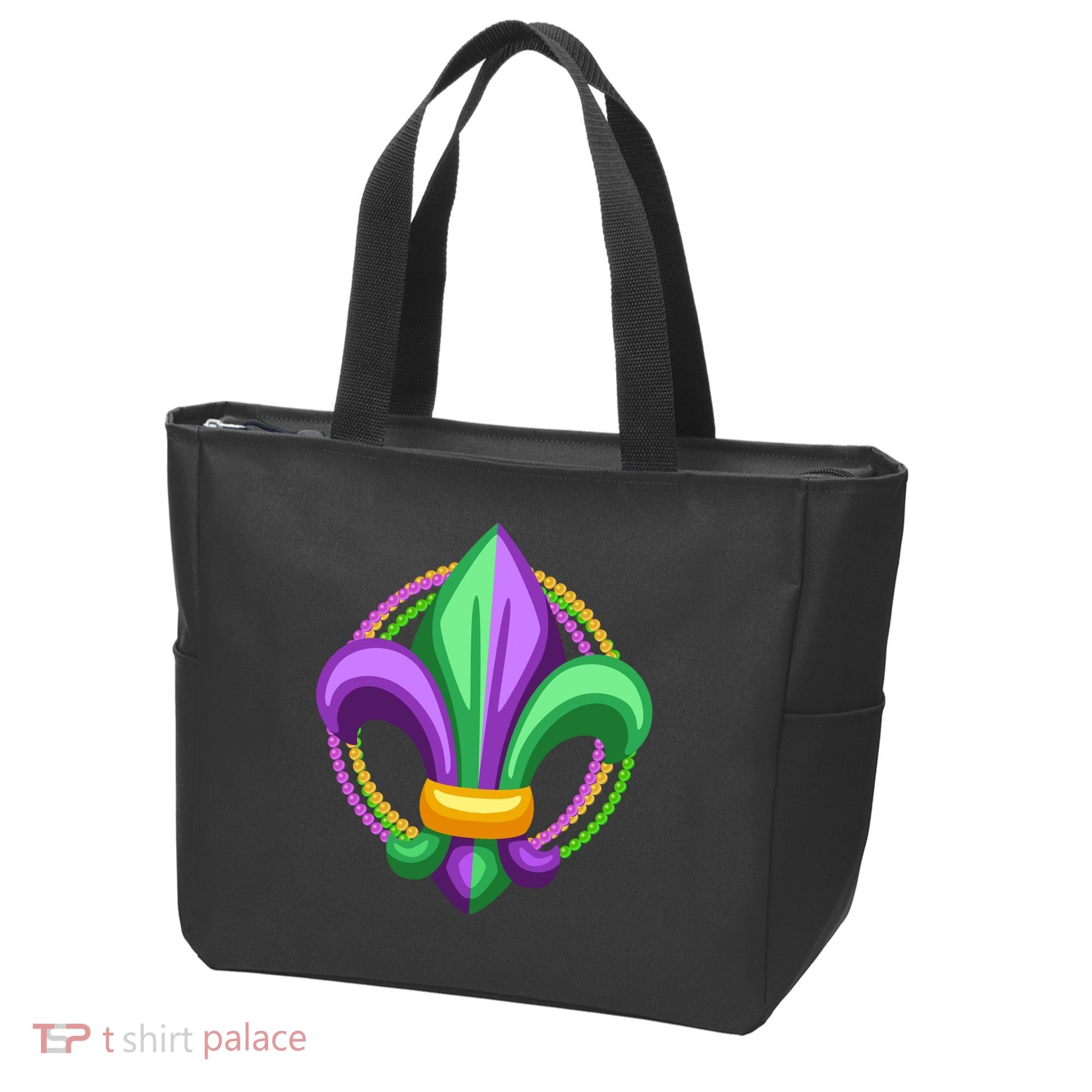 Mardi Gras Celebration Beads Tote Bag