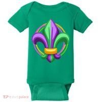 Mardi Gras Celebration Beads Baby Bodysuit thumb 0