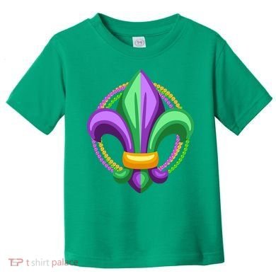 Mardi Gras Celebration Beads Toddler T-Shirt