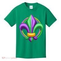 Mardi Gras Celebration Beads Kids T-Shirt thumb 0