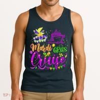Mardi Gras Cruise Cruising Mask Cruise Ship Party Costume Tank Top thumb 3