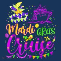 Mardi Gras Cruise Cruising Mask Cruise Ship Party Costume Visor thumb 3