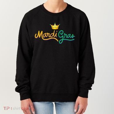 Mardi Gras Crown Celebration Women's Sweatshirt