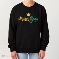 Mardi Gras Crown Celebration Women's Sweatshirt thumb 0